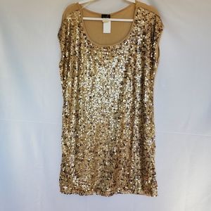 Sequin long top